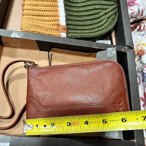 Frye Beanie and leather wristlet box set main image 6